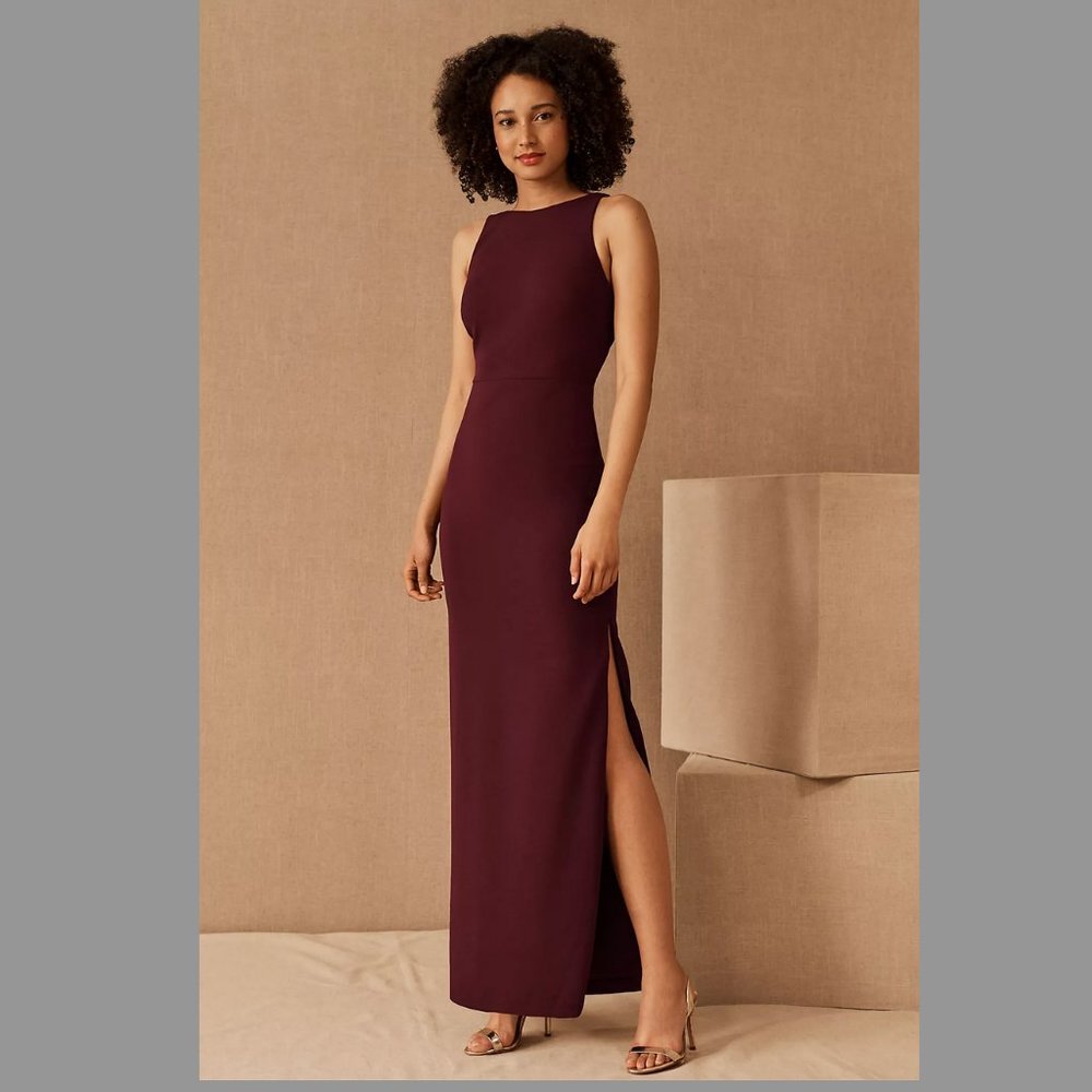 London Crepe Tie-Back Dress Size 10